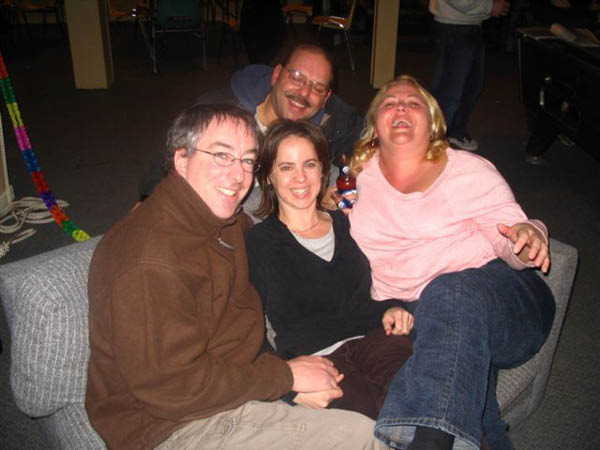 Frank, Sandy, Linda, Derek in the back